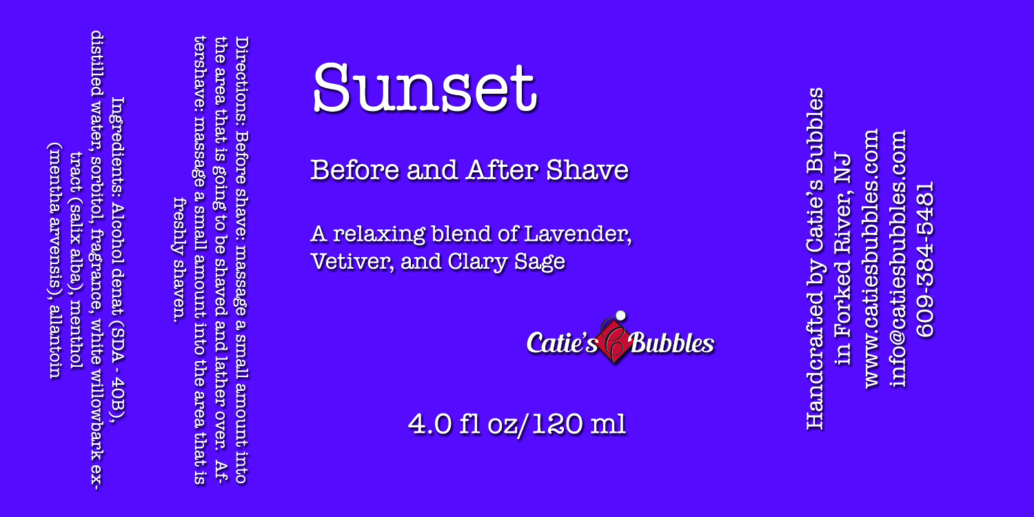 Sunset Before and After Shave